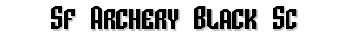 SF Archery Black SC font